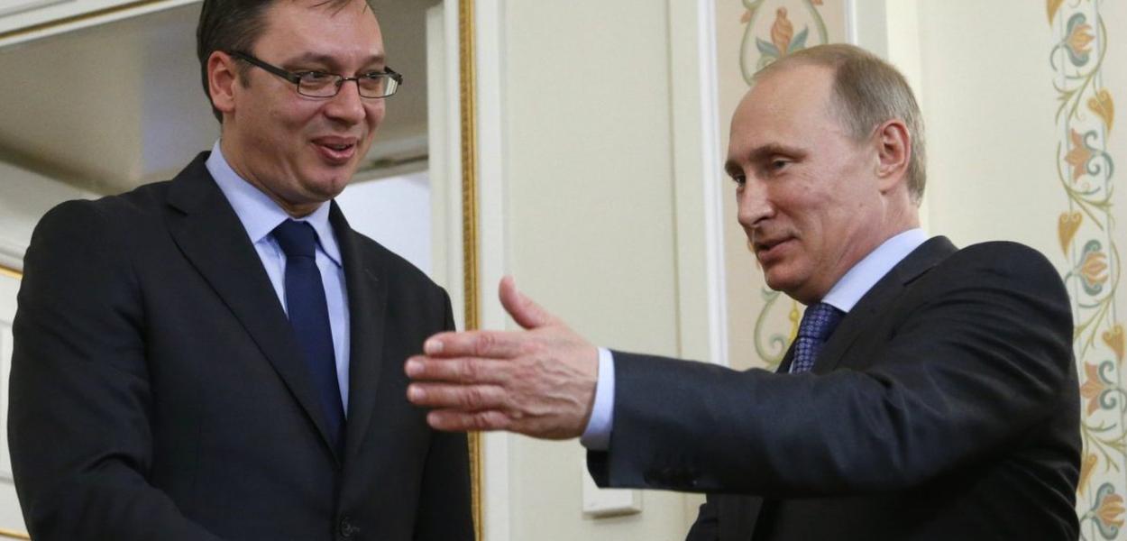 Aleksandar Vučić i Vladimir Putin (Foto: EPA-EFE)