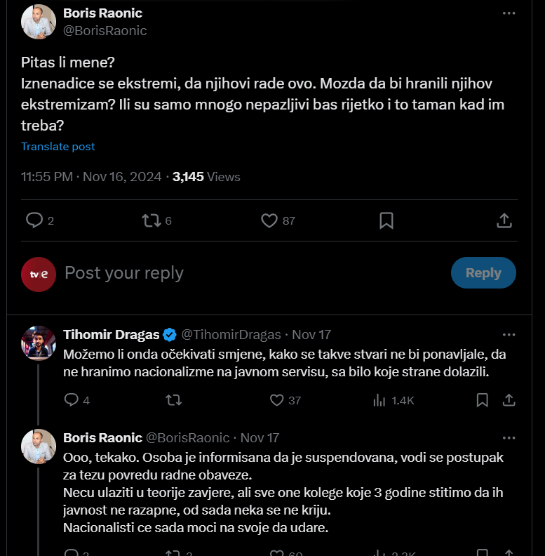 Raonić na društvenim mrežama