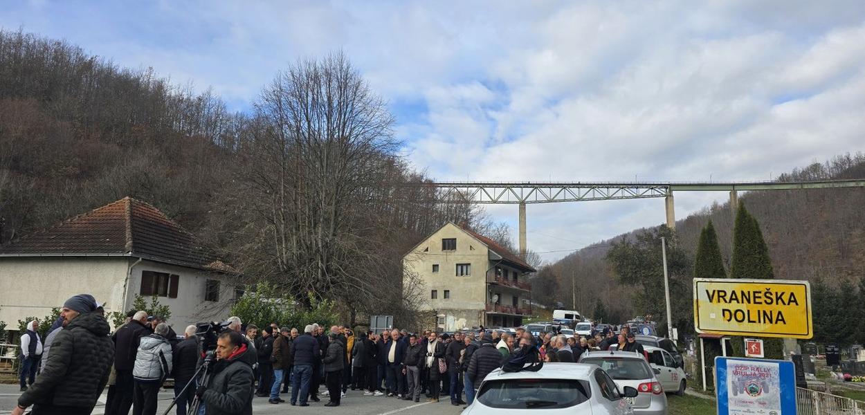 Protest mještana Vraneške doline 18. novembra