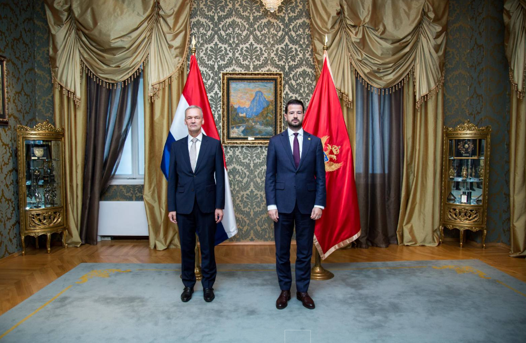 Milatović sa ambasadorom Holandije