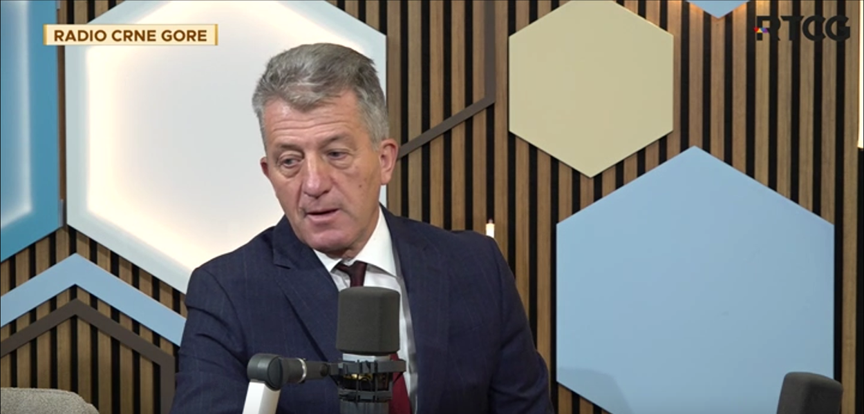 Veselin Drljević u emisiji Link RTCG-a (Foto: Screenshot)