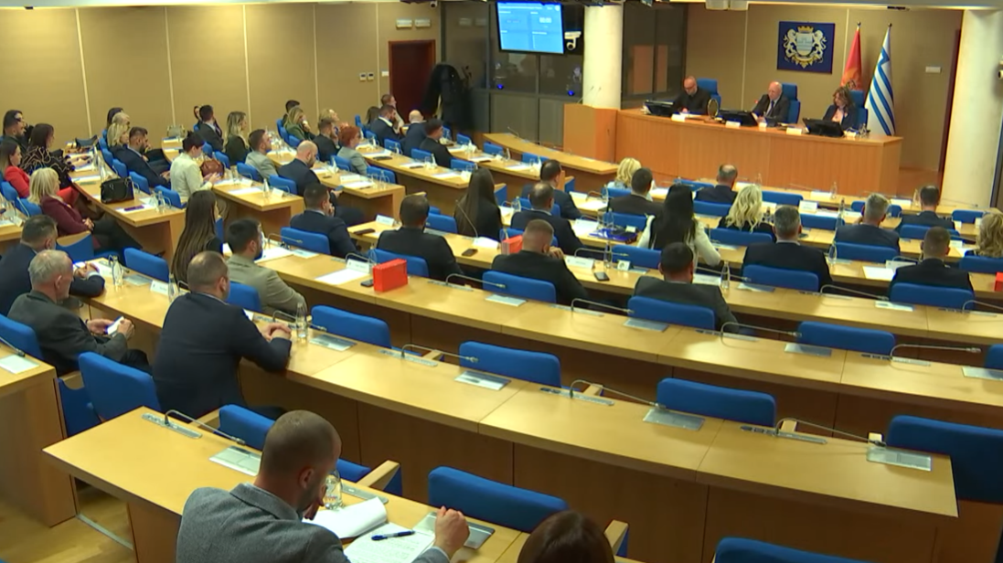 Sa današnje sjednice (Foto: Skupština Glavnig rada - stop kadar)