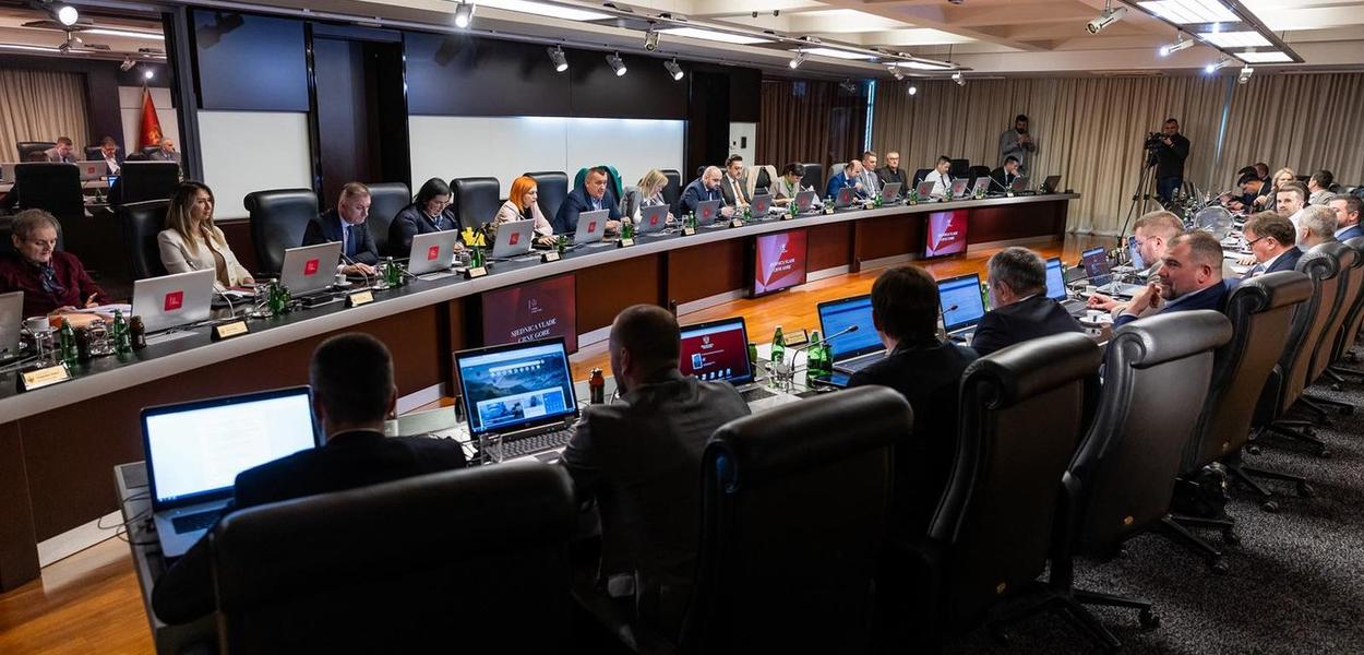 Sa današnje sjednice Vlade (Foto: Vlada Crne Gore)