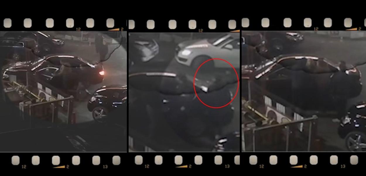 (Foto: Screenshotovi sa snimka ispred ,,Gurmana")