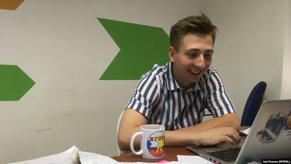 Ruski aktivista Igor Rogov, 22. avgust 2021. (Foto: RFE/RL)