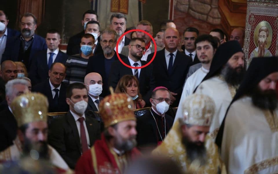 Simijanović u Hramu Hristovog voskresenja u Podgorici