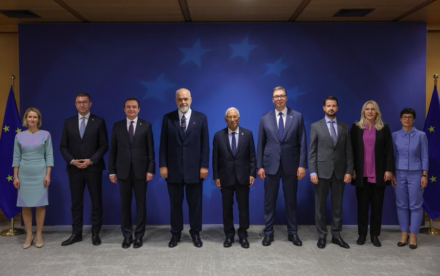 Antonio Košta sa liderima Zapadnog Balkana (Foto: Antonio Košta/X)