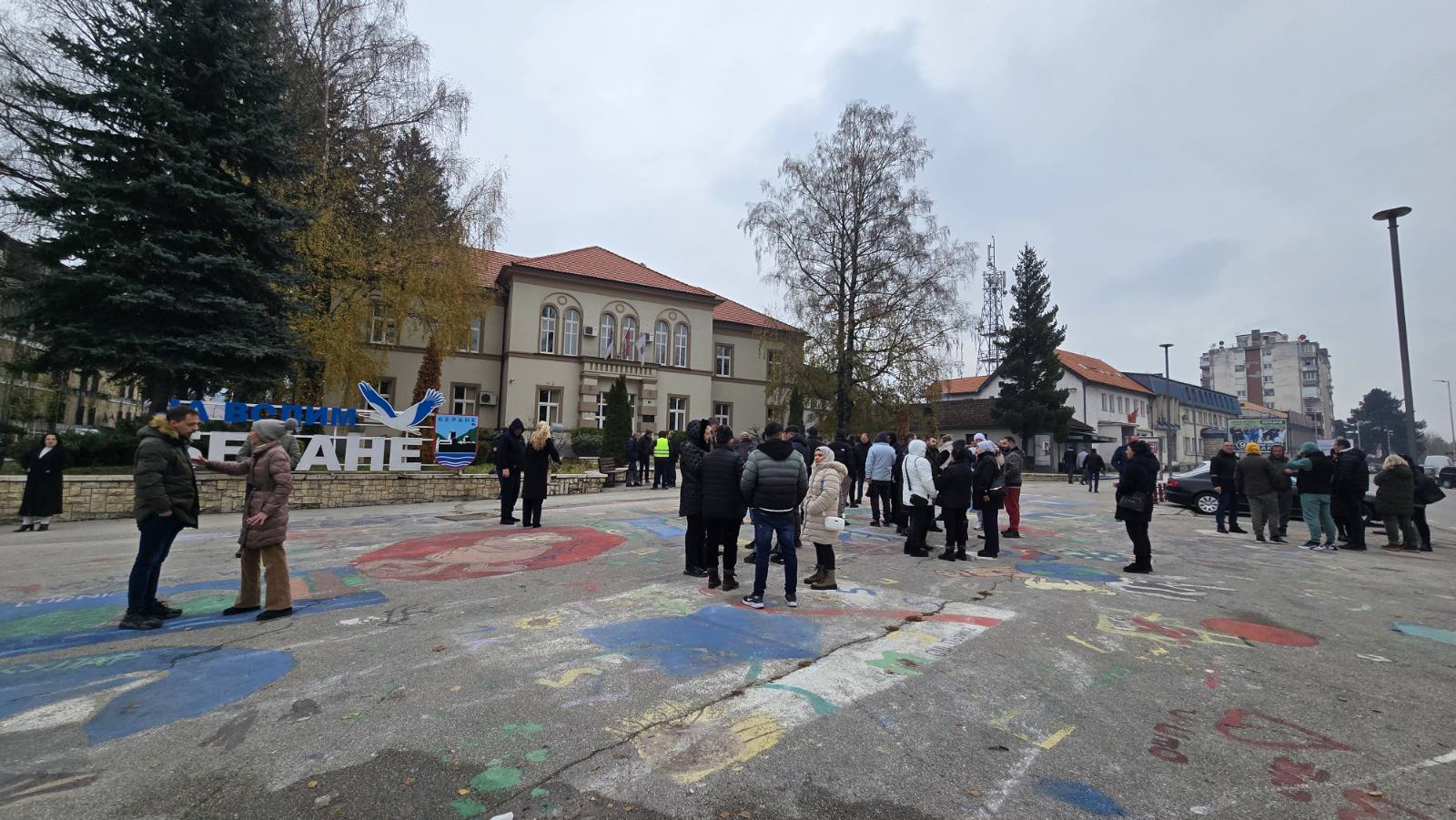 Protest protiv prodaje zemljišta Lidlu u Beranama