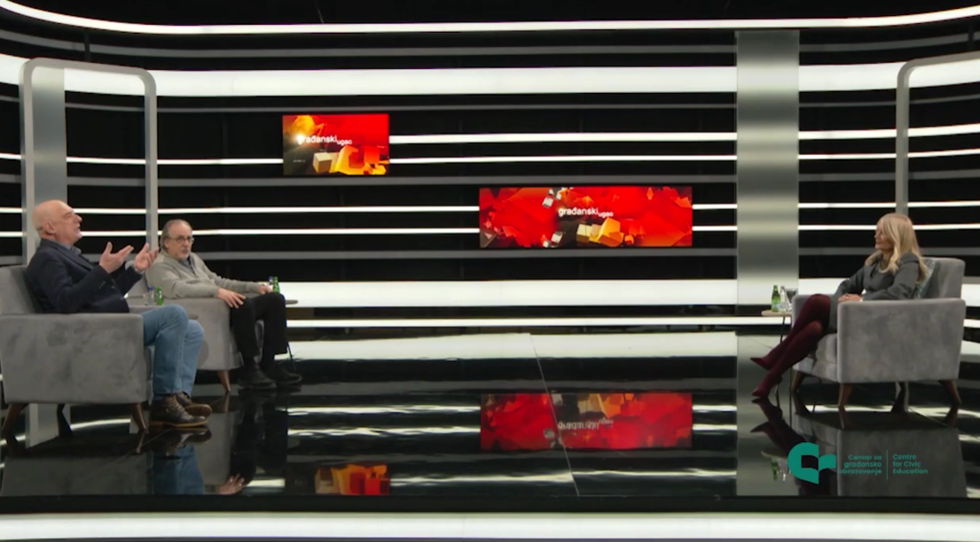 Kadar iz večerašnje emisije (Foto: TV E - stop kadar)