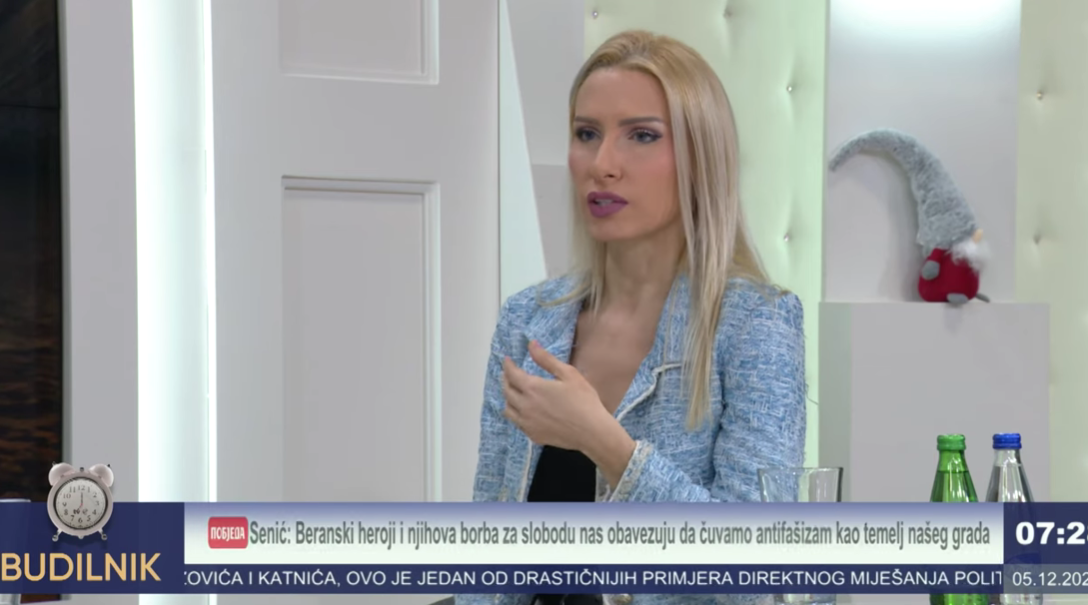 Ivana Vojinović (Foto: TV E - stop kadar)