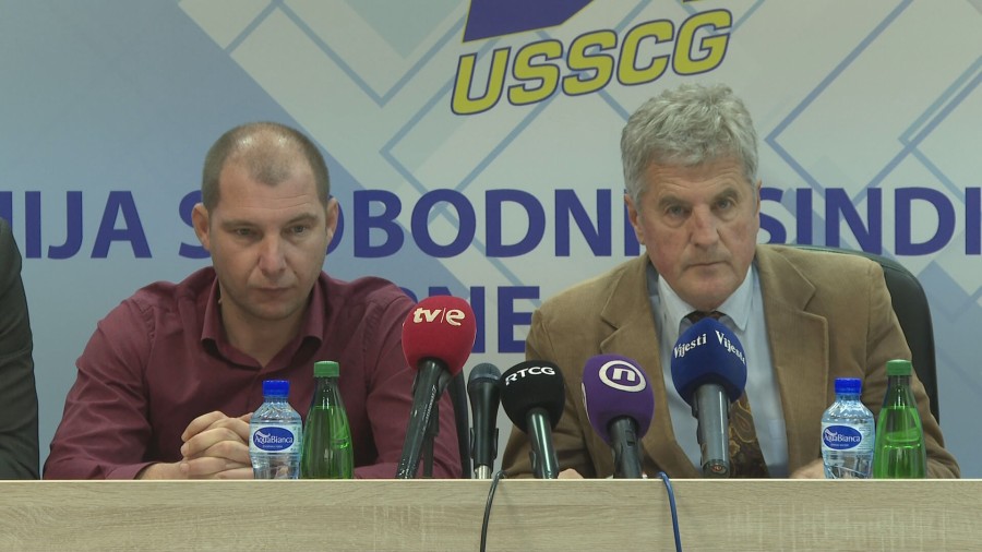 Sa današnje konferencije za medije: Usančević i Keković (Foto: Portal RTCG)