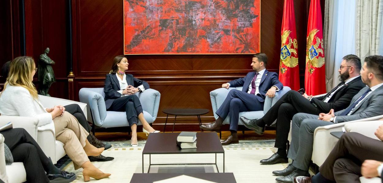 Sa današnjeg susreta (Foto: Kabinet predsjednika Crne Gore)