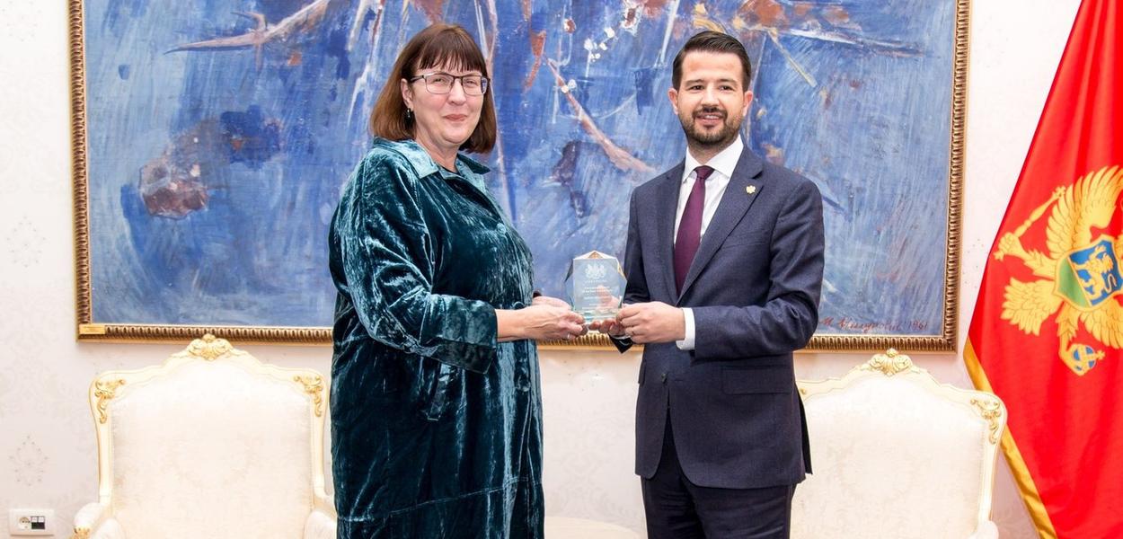 Meken i Milatović (Foto: Kabinet predsjednika Crne Gore)