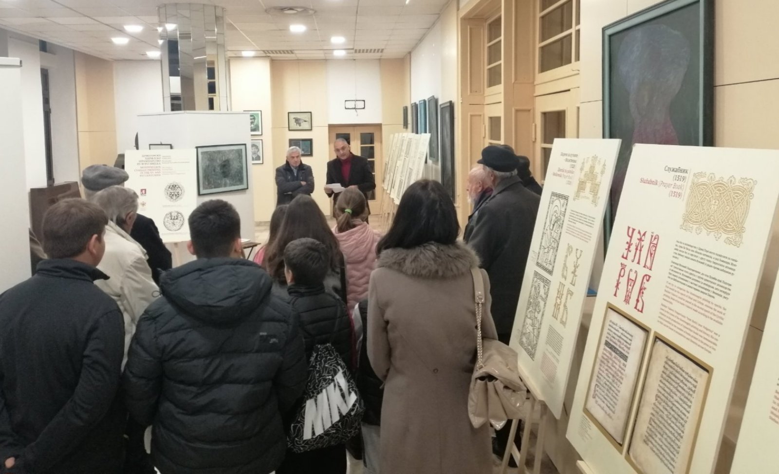 Sa otvaranja izložbe u Danilovgradu