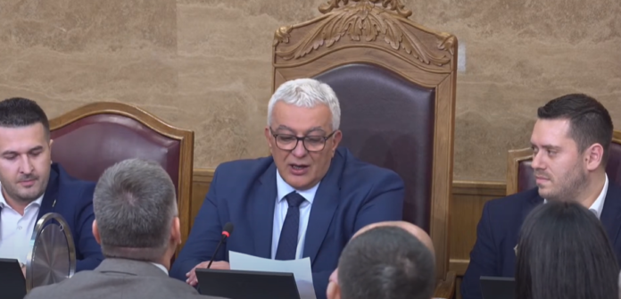 Sjednica na kojoj je Mandić konstatovao prestanak funkcije sutkinje Dragane Đuranović (Foto: Stop kadar)