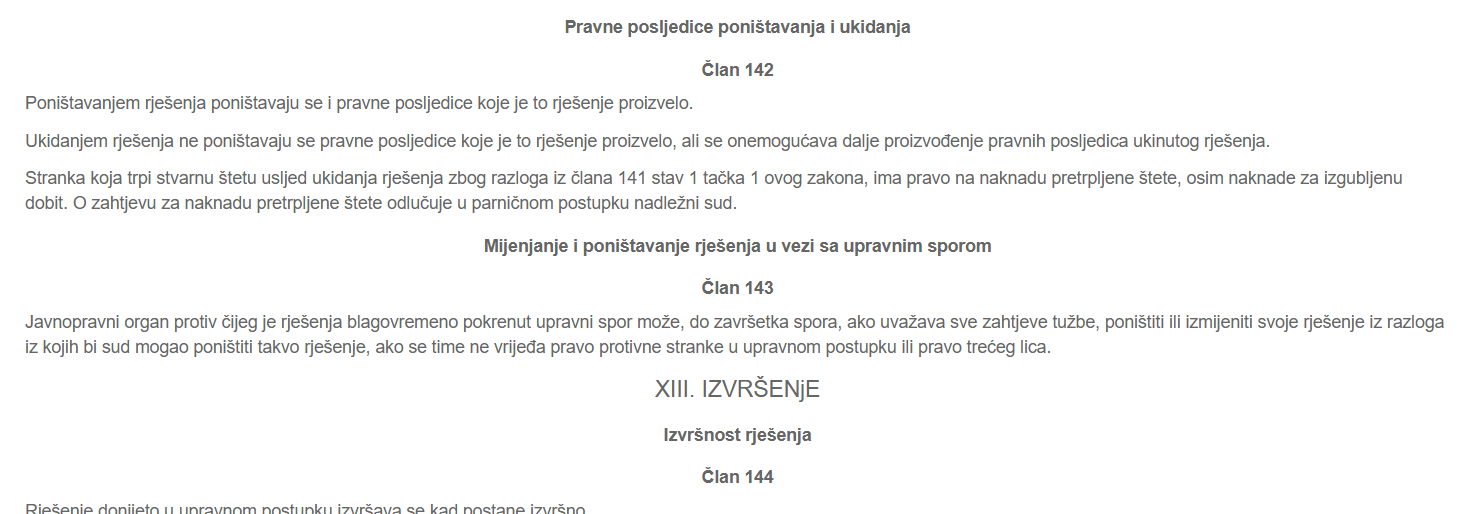 Zakon o upravnom postupku 