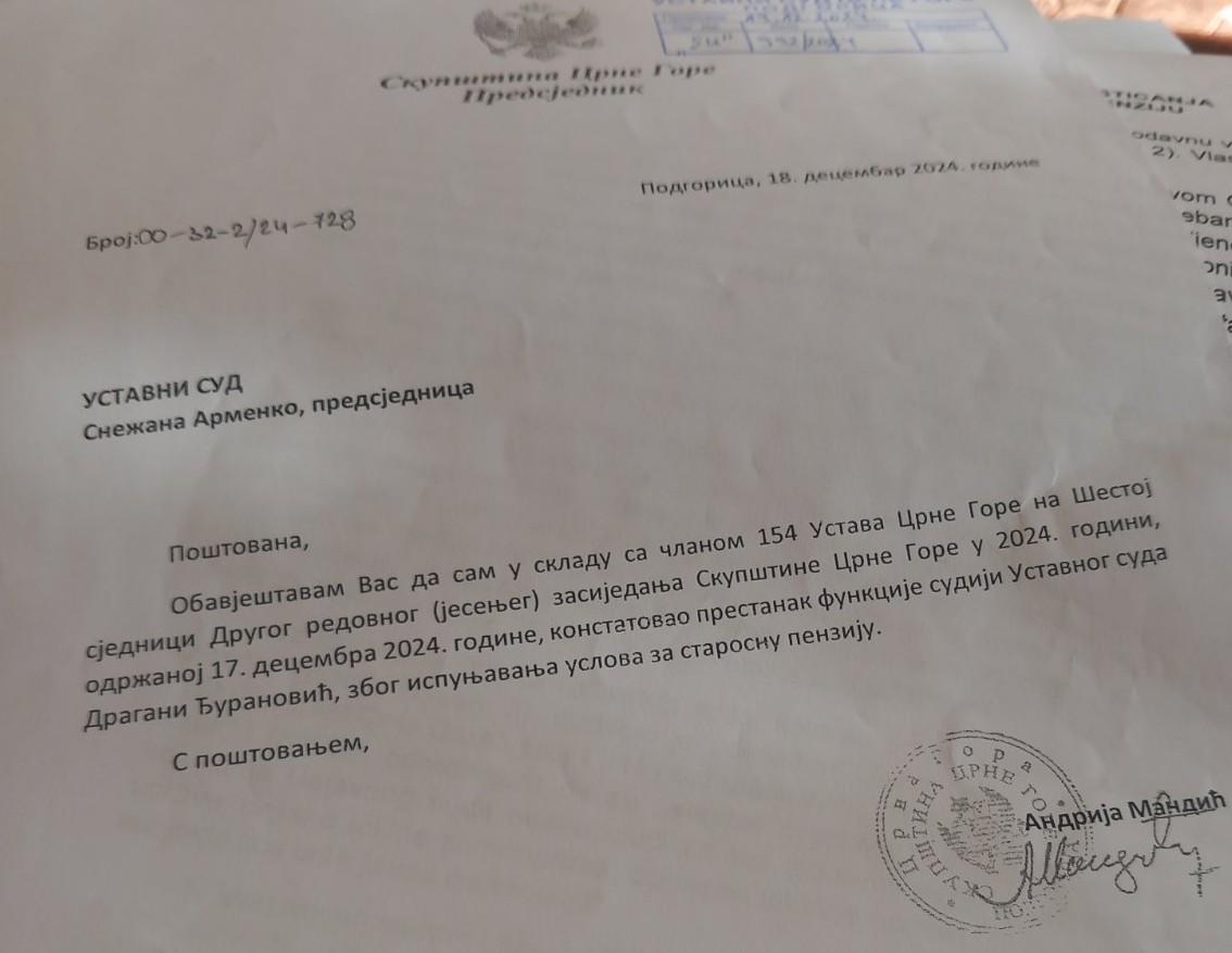 Pismo Andrije Mandića