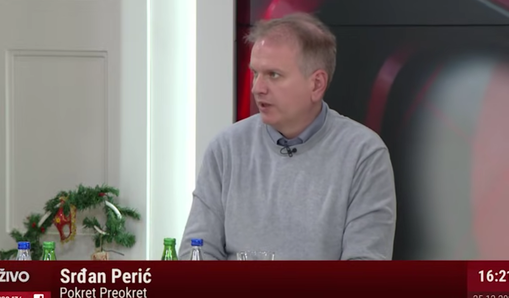 Srđan Perić (Foto: TV E - stop kadar)