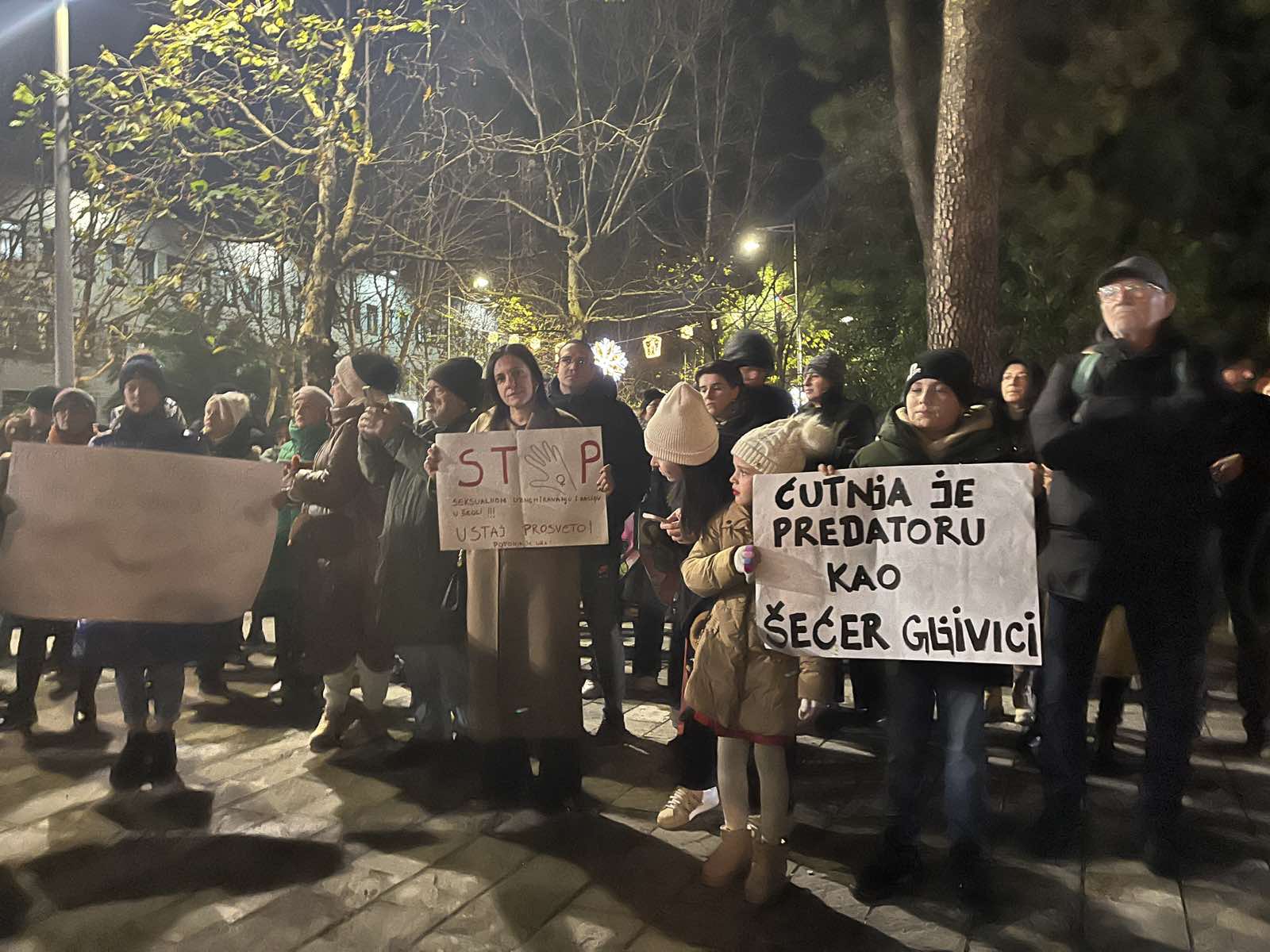 Protest Podgorica 26.12.2024