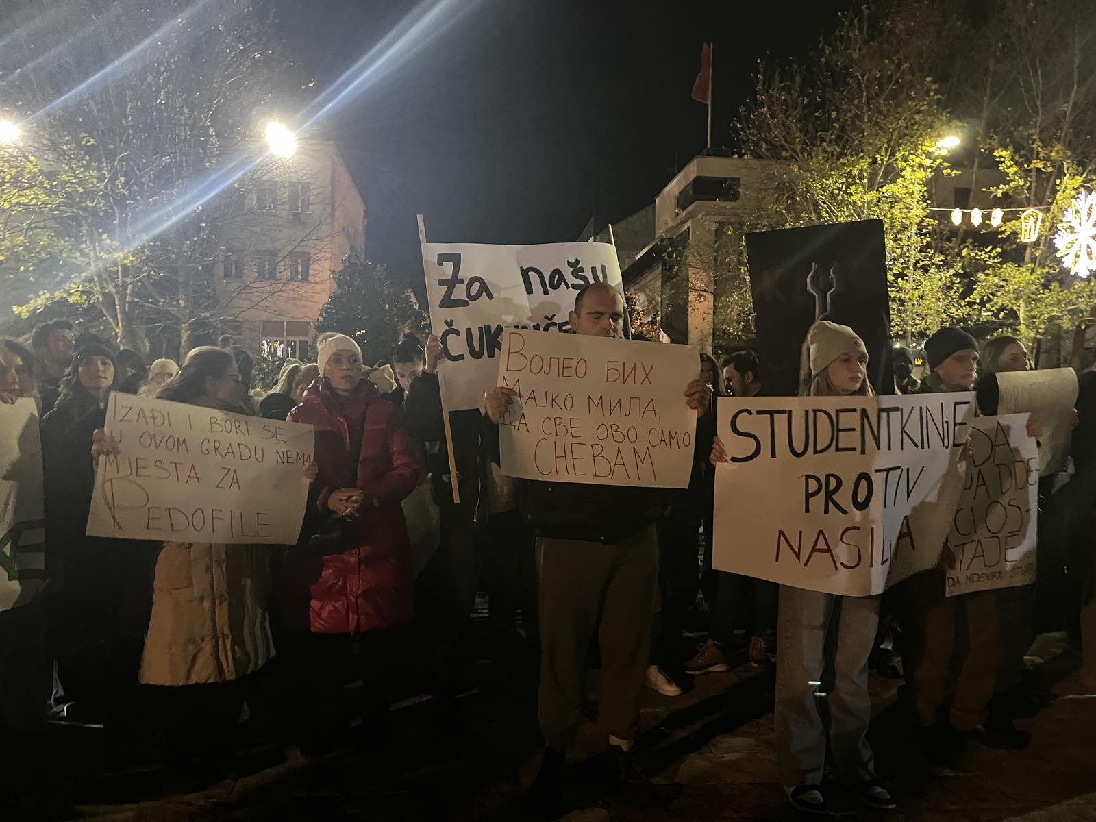 Protest Podgorica 26.12.2024