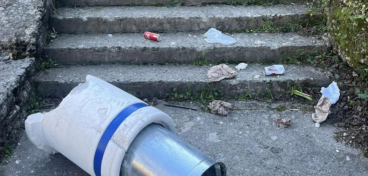 Ružna slika sa Skalina (Foto: Oči Podgorice)