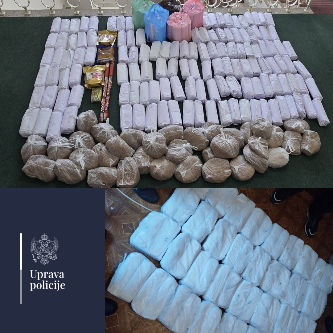 Zaplijenjeni duvan (Foto: Uprava policije)