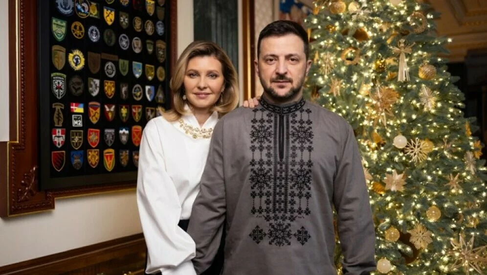 Zelenski sa suprugom (Foto: Volodimir Zelenski - X)