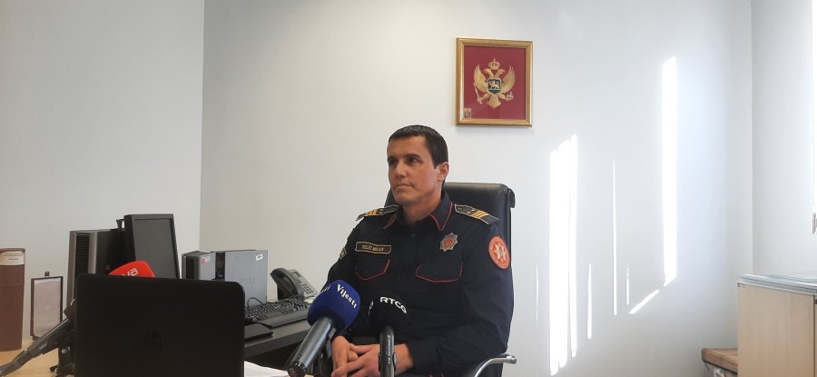 Milan Delić, koordinator OKC Uprave policije (Foto: RTCG)