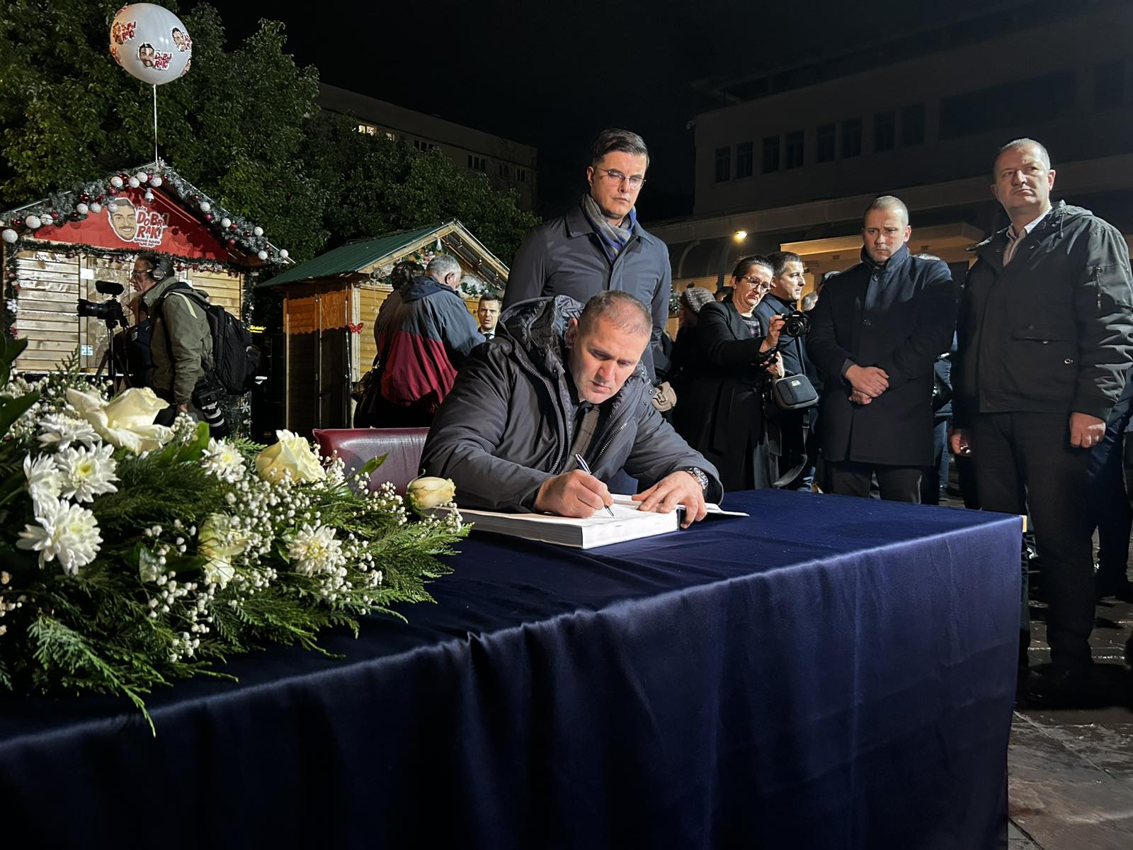 Šćepanović i Šaranović se upisuju u Knjigu žalosti