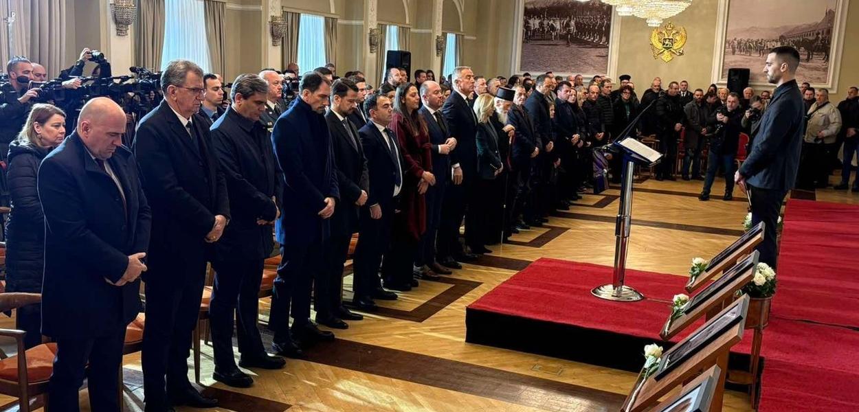 Komemoracija na Cetinju (Foto: FOTO: S. Vasiljević, Pobjeda)