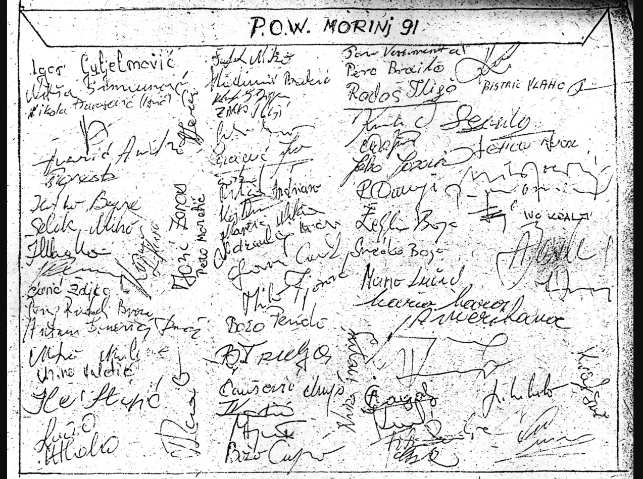 Potpisi logoraša Morinja