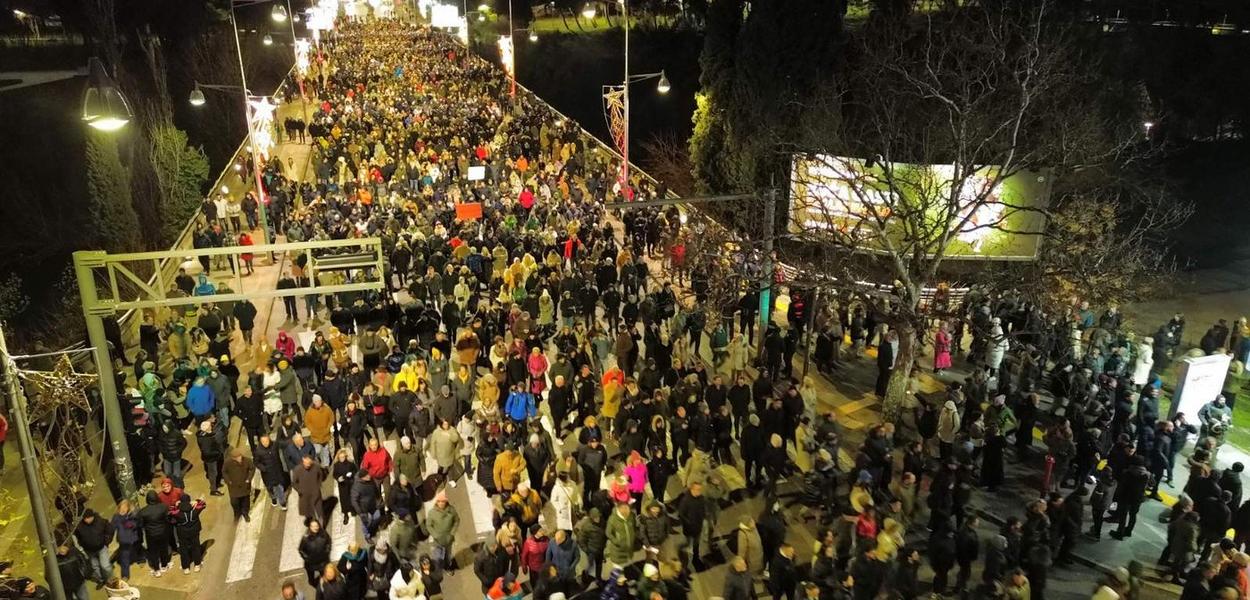 Sa protesta "Kamo śutra" (Foto: Portal ETV/Siniša Adamović)