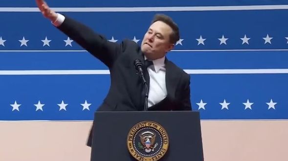 Ilon Mask na inauguraciji (Foto: X - stop kadar)