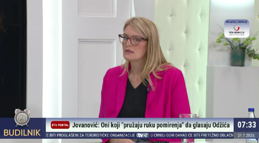 Aleksandra Gligorović (Foto: TV E/Youtube)