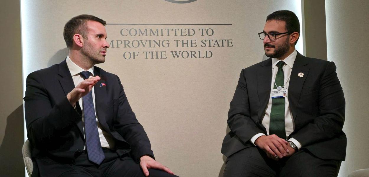 Spajić u Davosu (Foto: Spajić u Davosu)