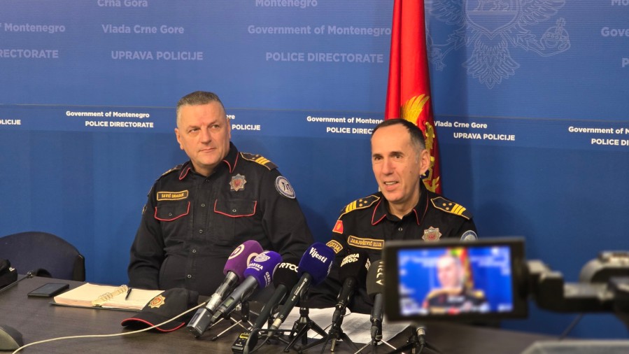 Ilija Janjušević na konferenciji za medije (Foto: RTCG)