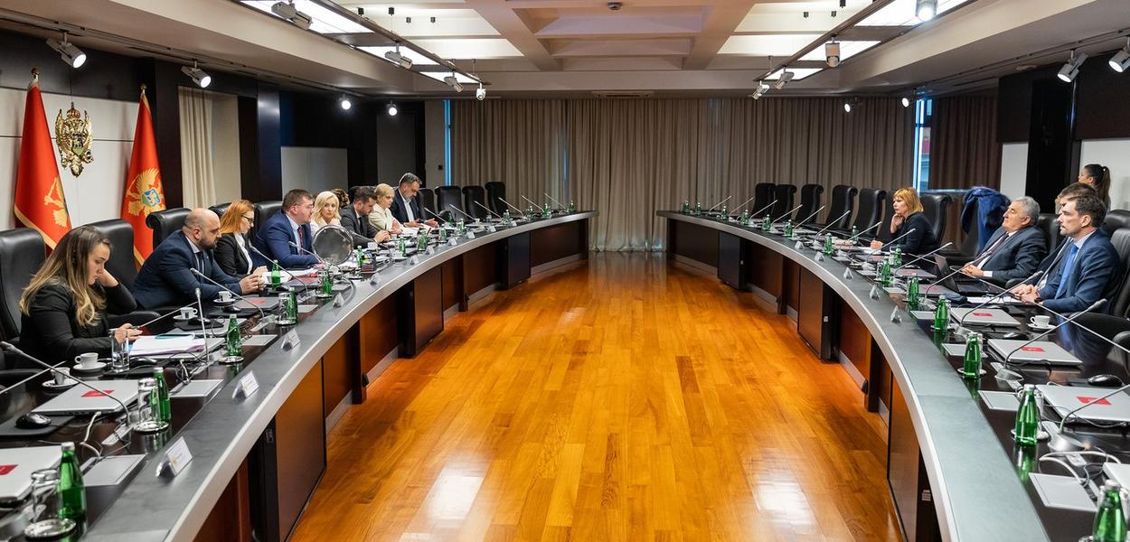 Sa sjednice Savjeta za vladavinu prava (Foto: Vlada Crne Gore)