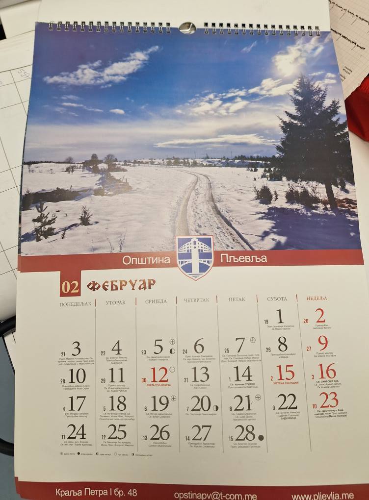 Kalendar Opštine Pljevlja