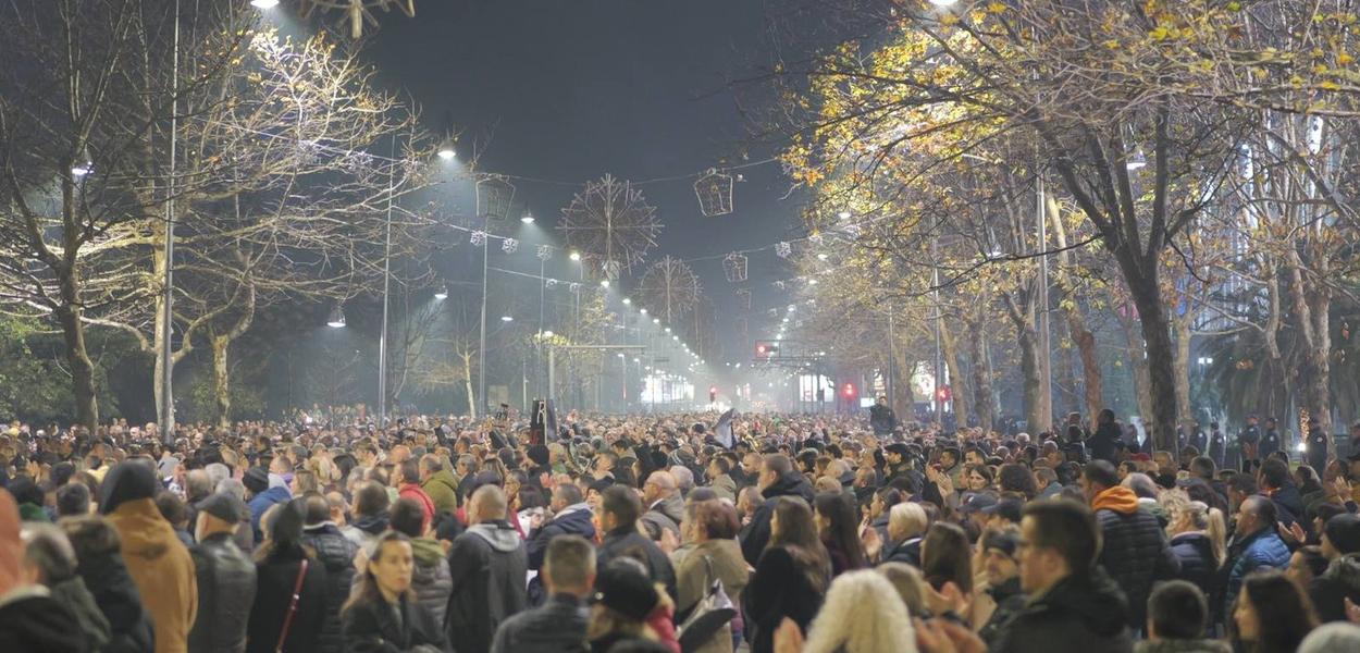 Sa protesta neformalne grupe "Kamo śutra" (Foto: TV E/Siniša Adamović)