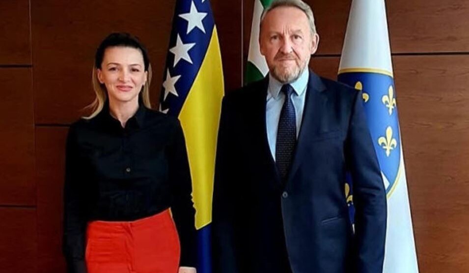 Strujić Harbić i Izetbegović (Foto: Bošnjačka stranka)