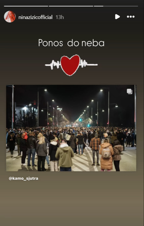 Nina Žižić uz studente