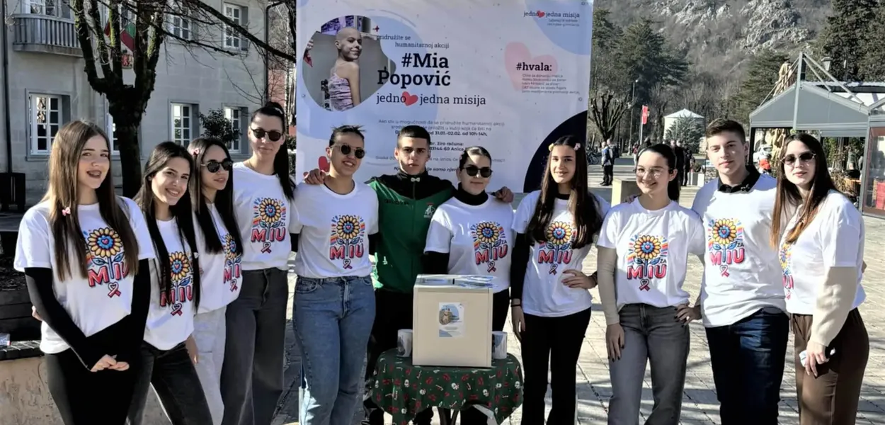 Humana misija cetinjskih gimnazijalaca (Foto: RTV Cetinje)