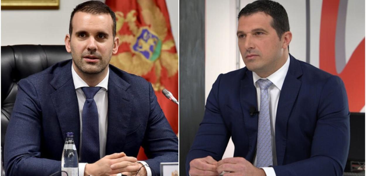 Spajić i Janović (Foto: Vlada / TV E)