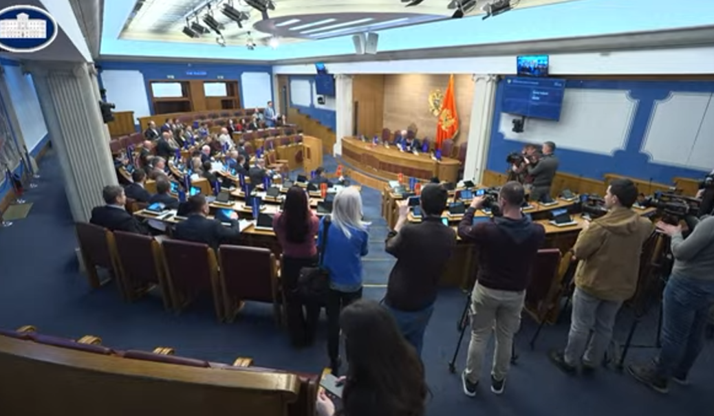 Skupština Crne Gore (Foto: Jutjub - stop kadar)