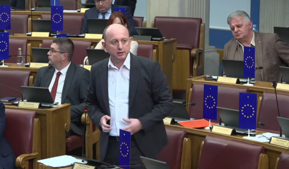 Milan Knežević (Foto: Jutjub - stop kadar)