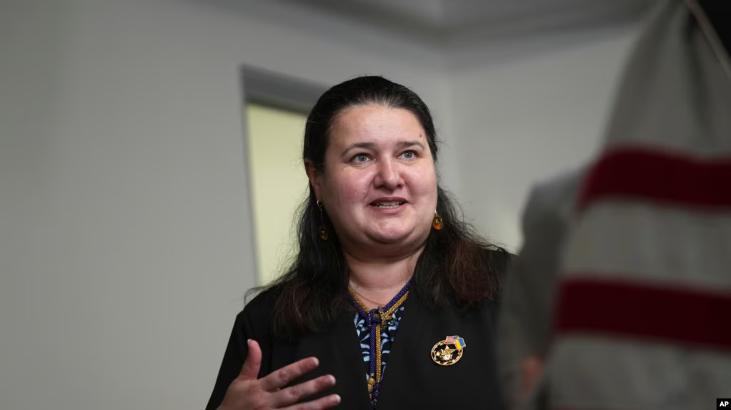 Ukrajinska ambasadorka Oksana Markarova (Foto: AP)