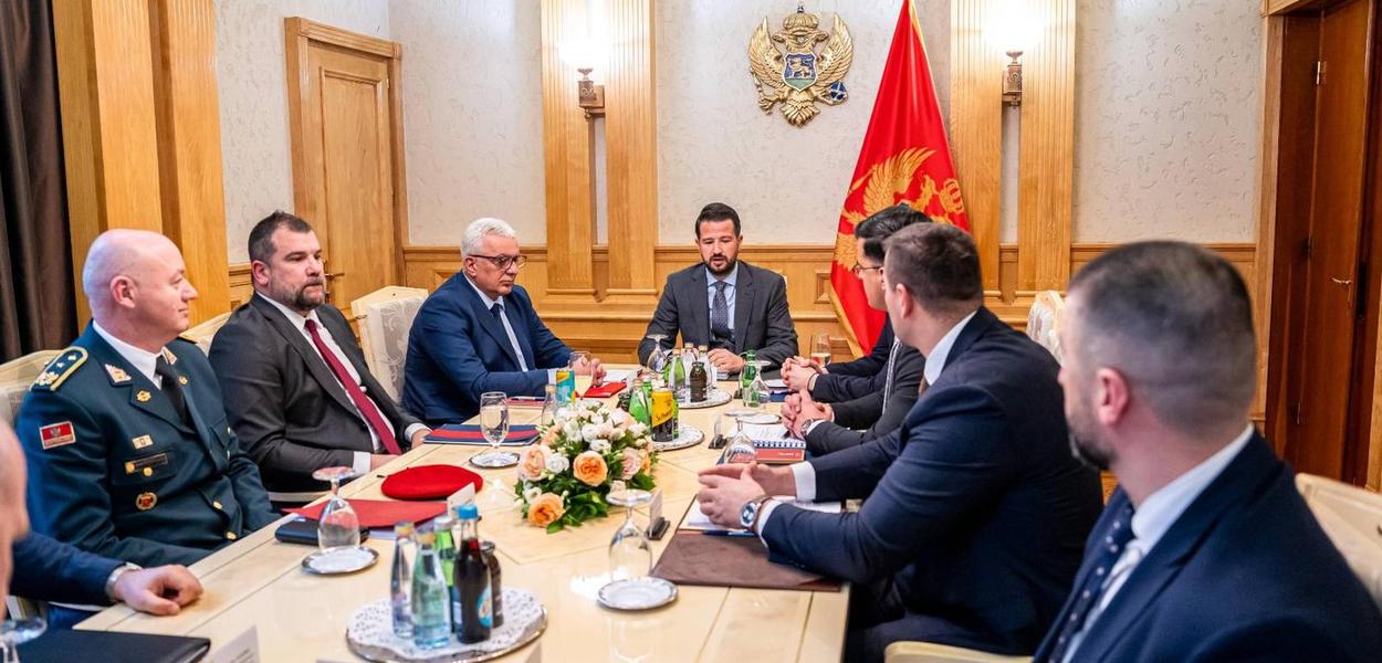 Sa današnje sjednice Savjeta za bezbjednost i odbranu (Foto: Kabinet predsjednika Crne Gore)