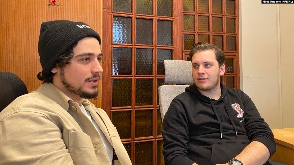 Milo Perović i Marko Vukčević (Foto: RSE/Miloš Rudović)