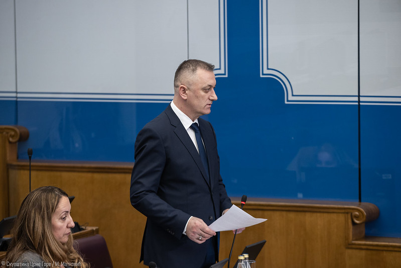 Damir Gutić (Foto: Skupština Crne Gore)