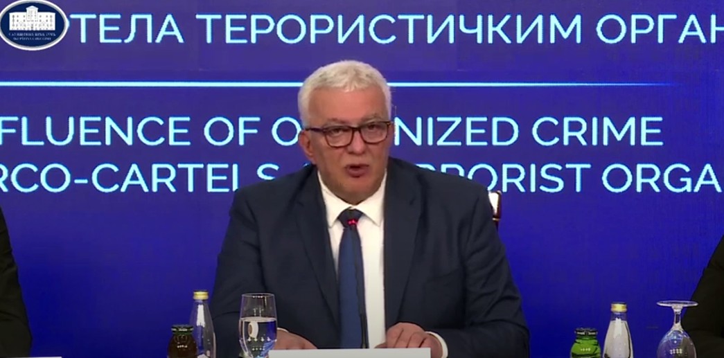 Mandić (Foto: Skupština Crne Gore/Jutjub)